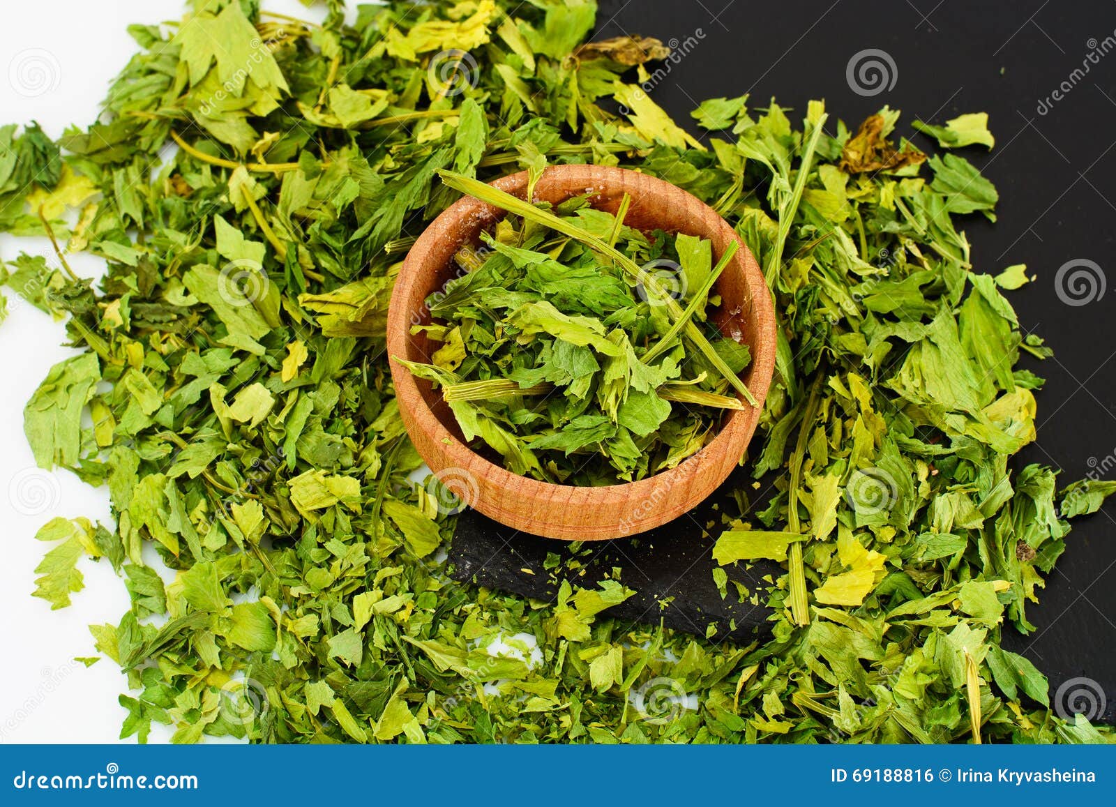 Dried Parsley Seasoning stock photo. Image of material 69188816