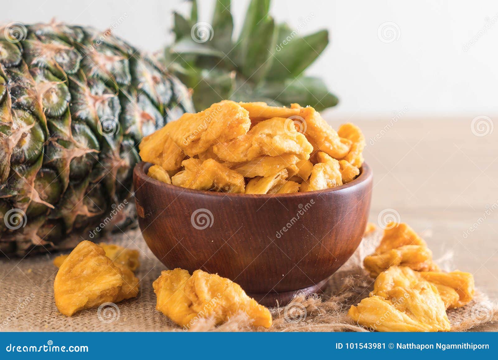 Dried Pineapple Crispy Chips Stock Image Image of fruit, vitamin