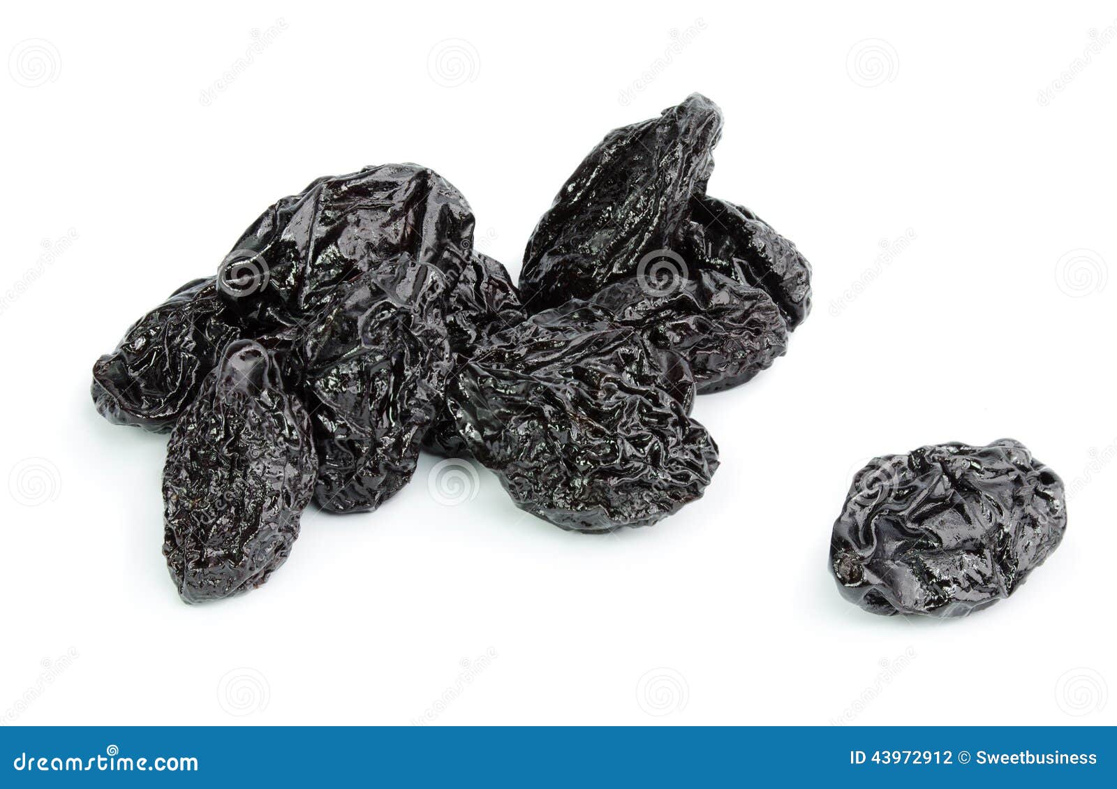 Dried Plum Prunes Isolated on a White Background Stock Photo Image of fiber, eating 43972912