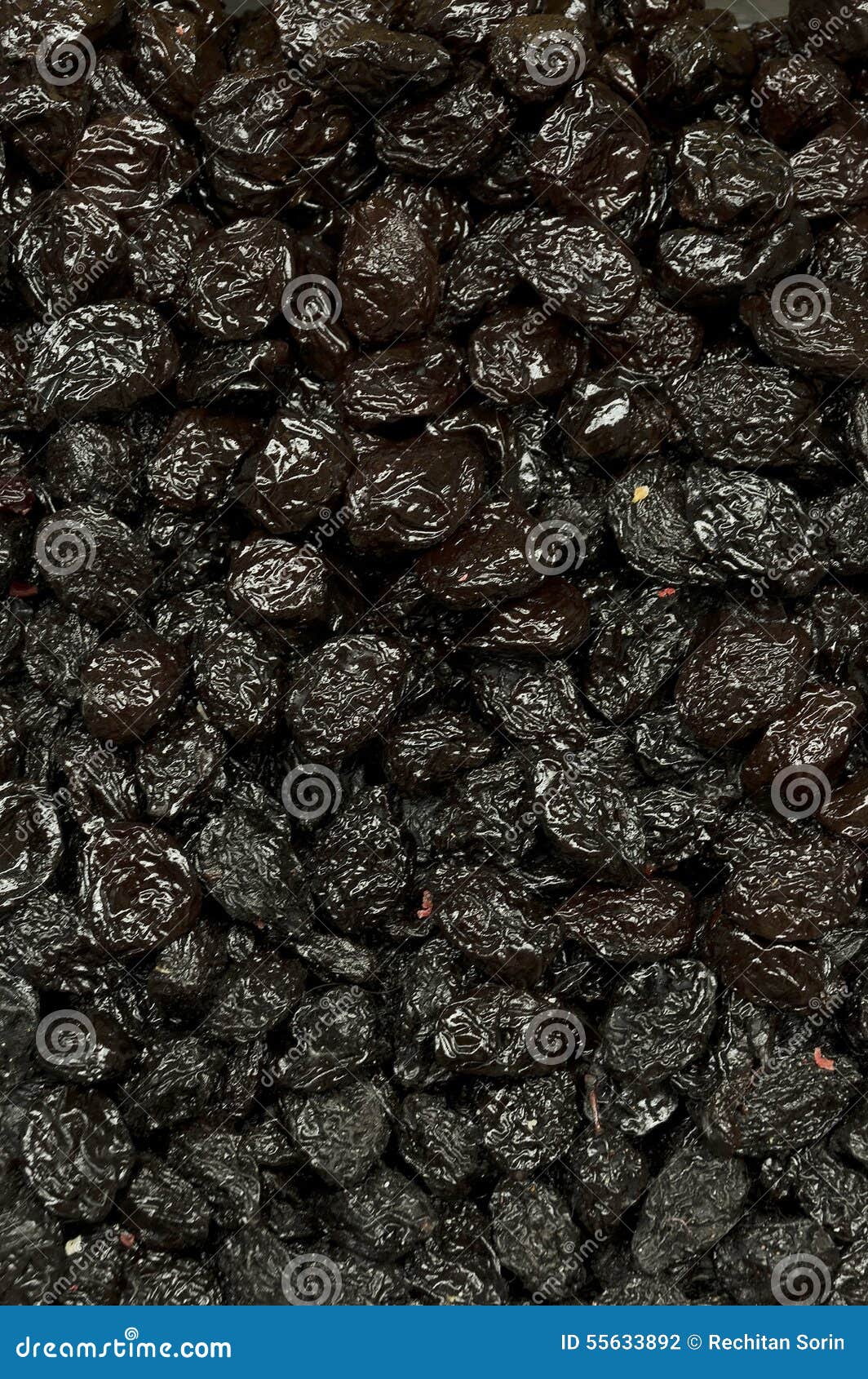 Dried plums stock photo. Image of plums, cherry, fruits 55633892