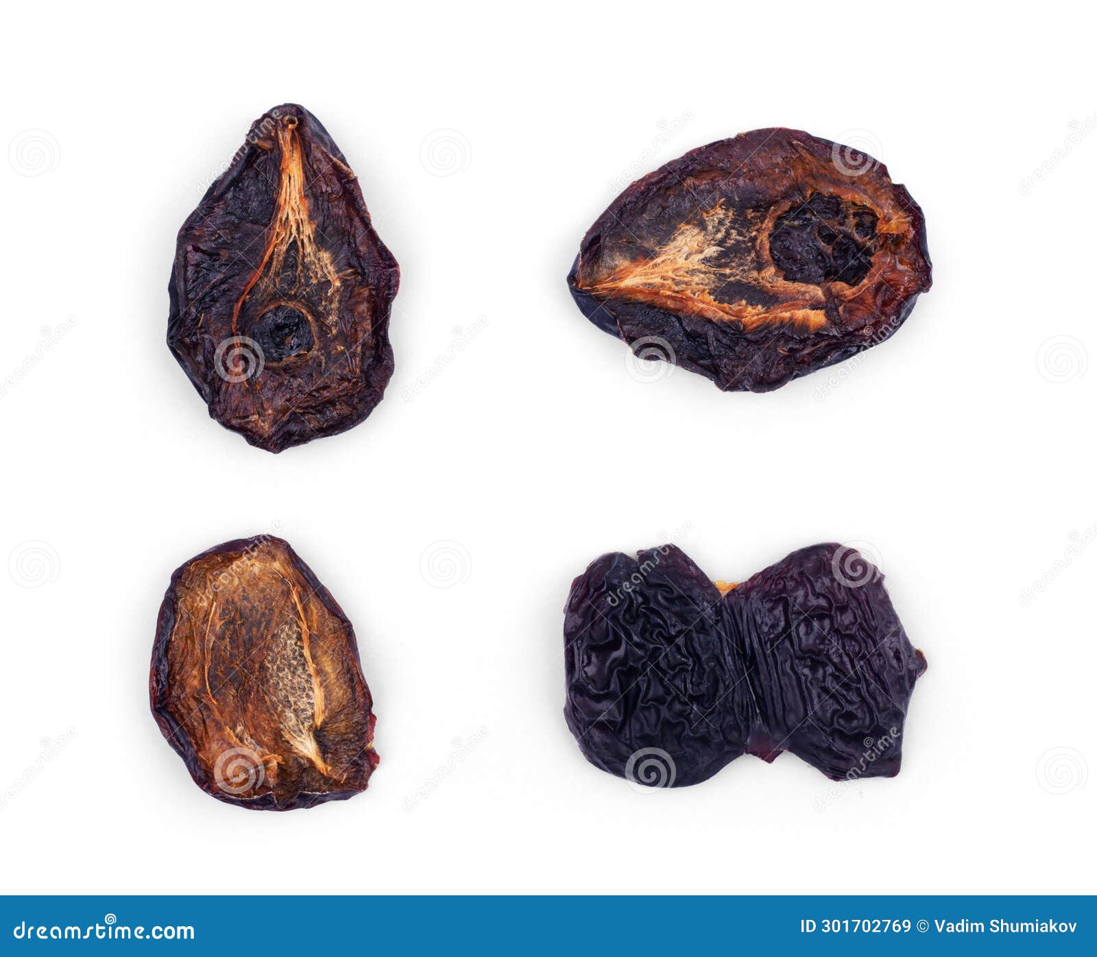 Dried Plums. Prunes Isolated on White Stock Image Image of shrivel