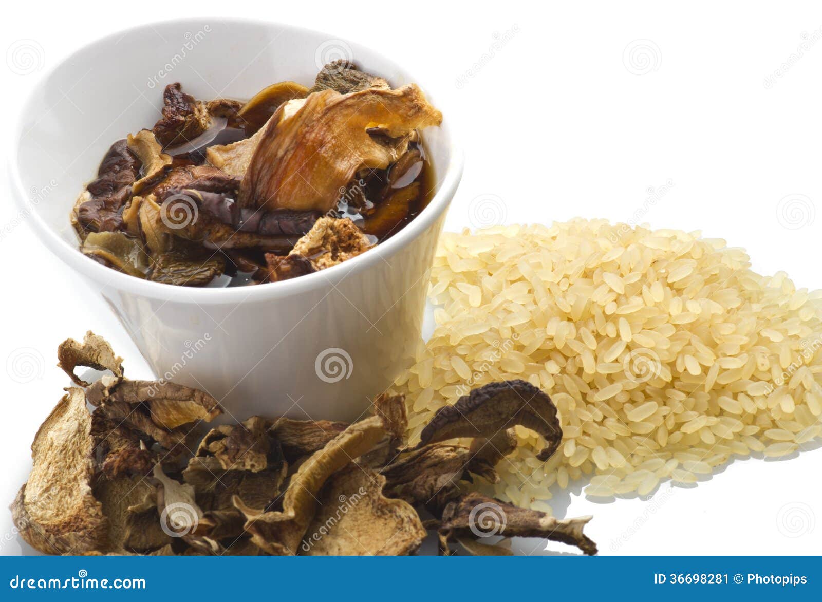 Dried porcini mushrooms stock image. Image of italian 36698281