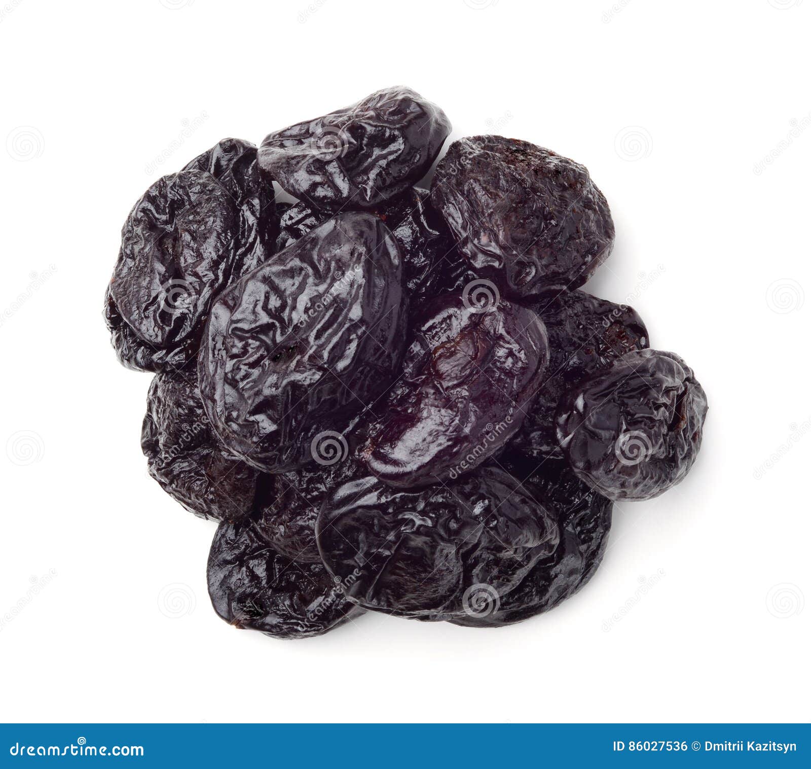 Dried Prunes Isolated on a White Stock Photo Image of group