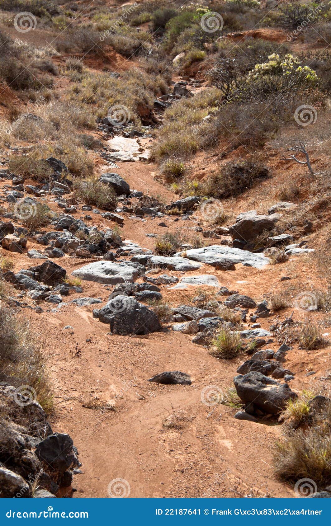 Dried River Bed stock image. Image of islands, riverbed 22187641