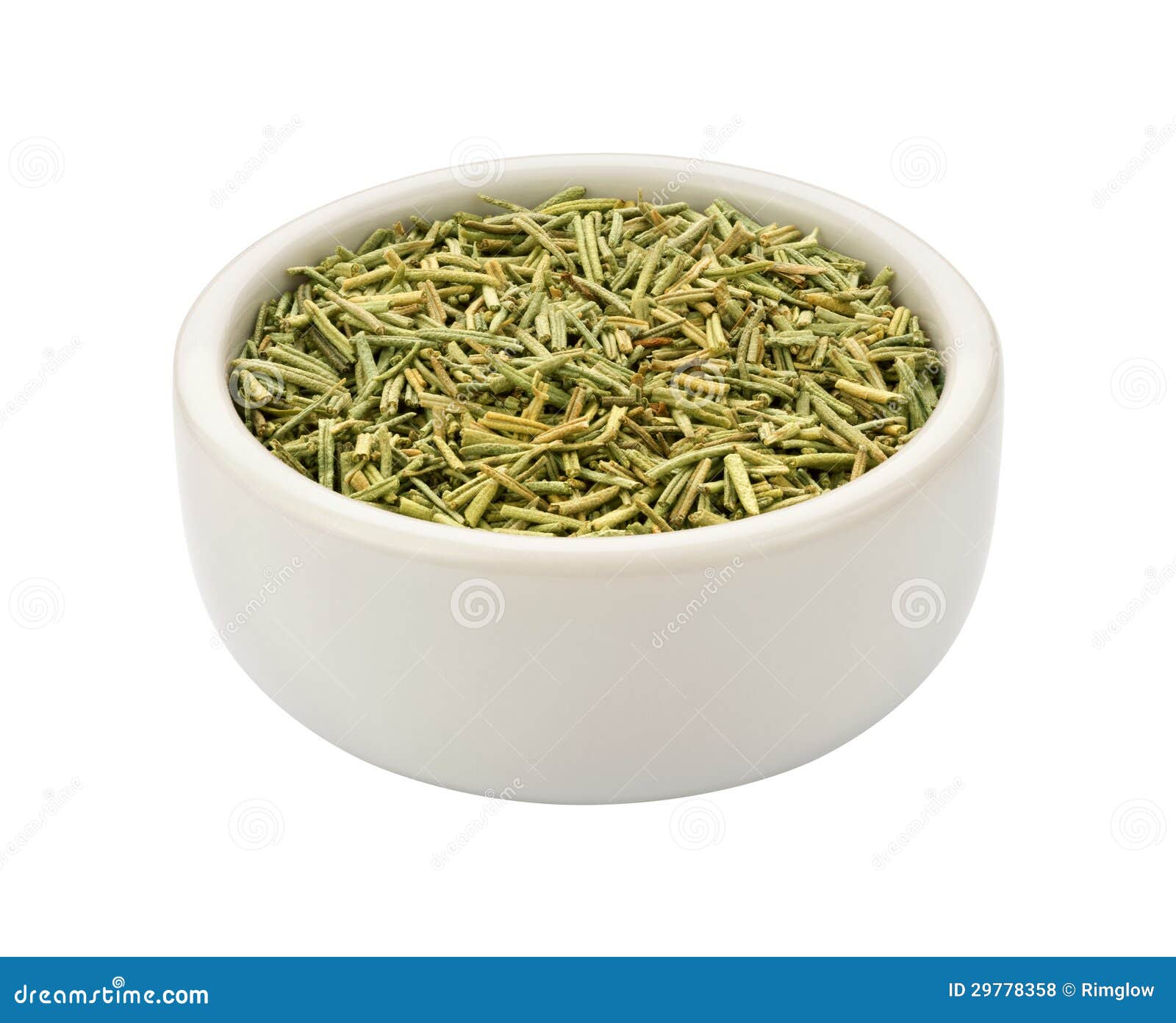 Dried Rosemary On White Background Stock Photo Image of background