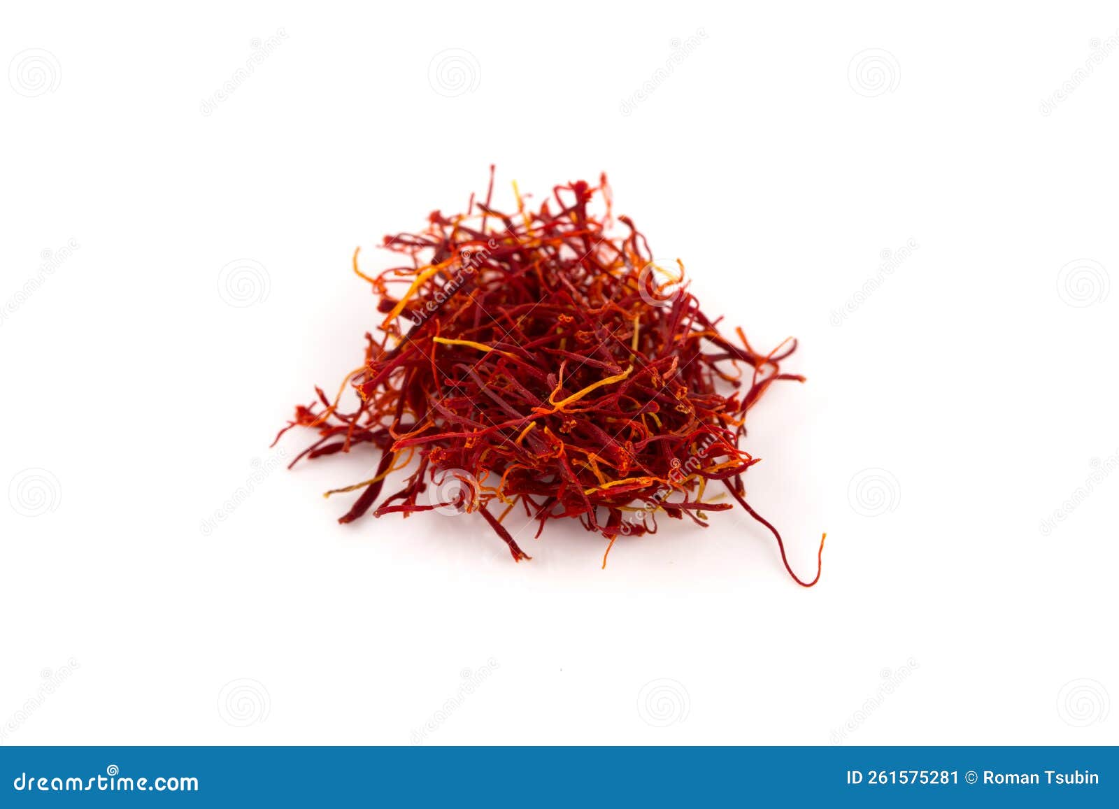 Dried Saffron Spice Isolated Stock Image Image of isolated, spices