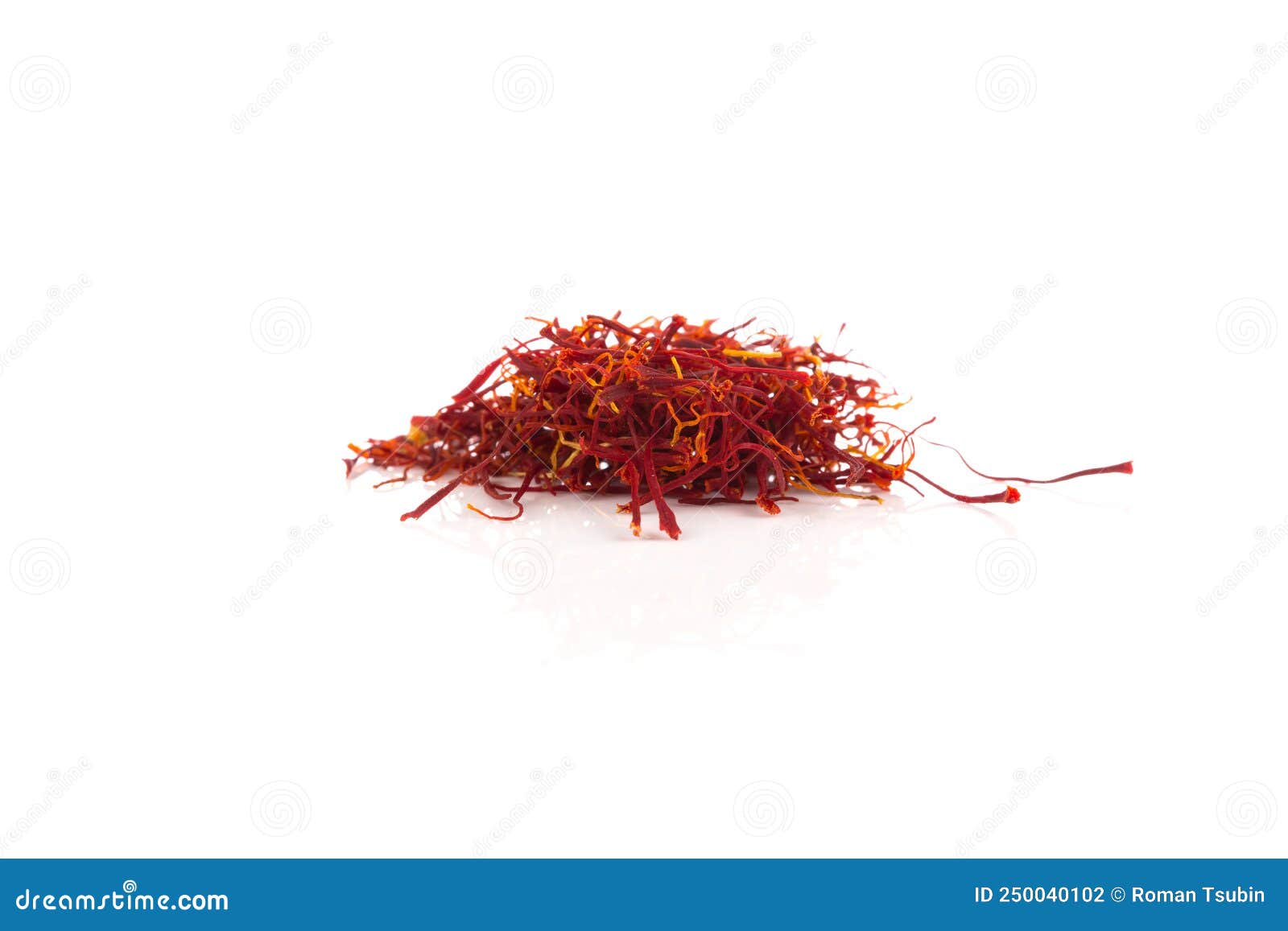 Dried Saffron Spice Isolated Stock Photo Image of safranum