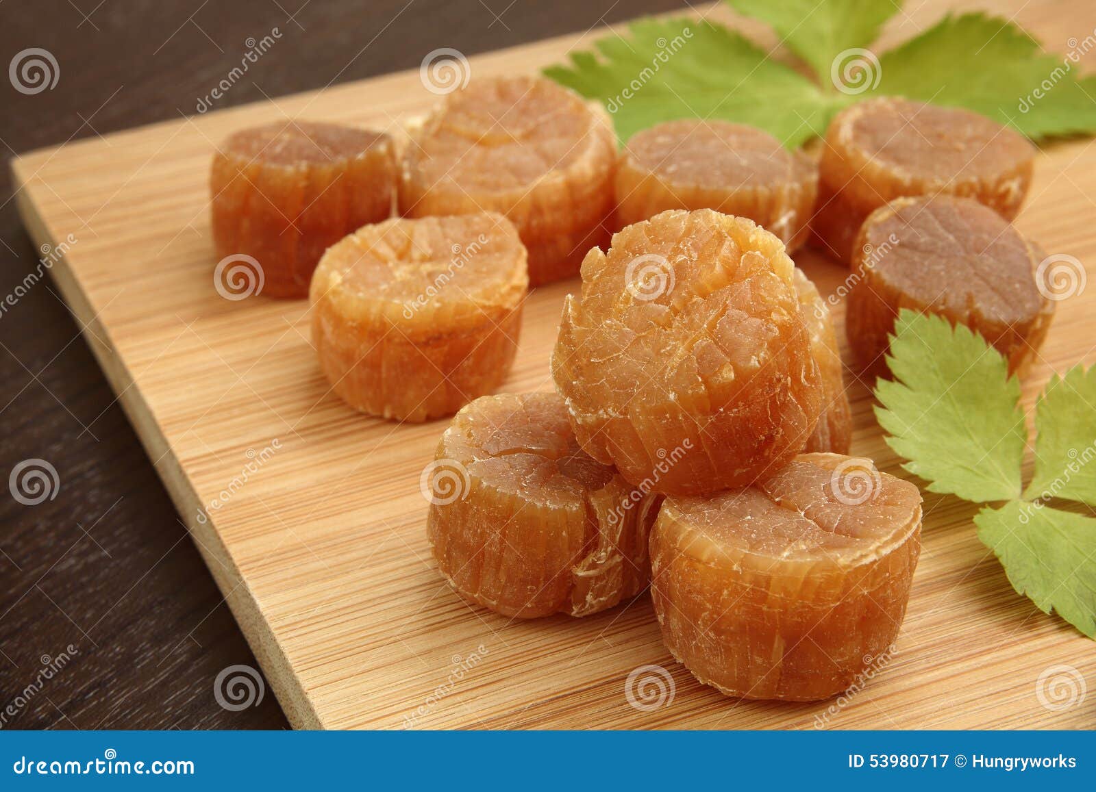 Dried scallop stock image. Image of ingredient, healthy 53980717