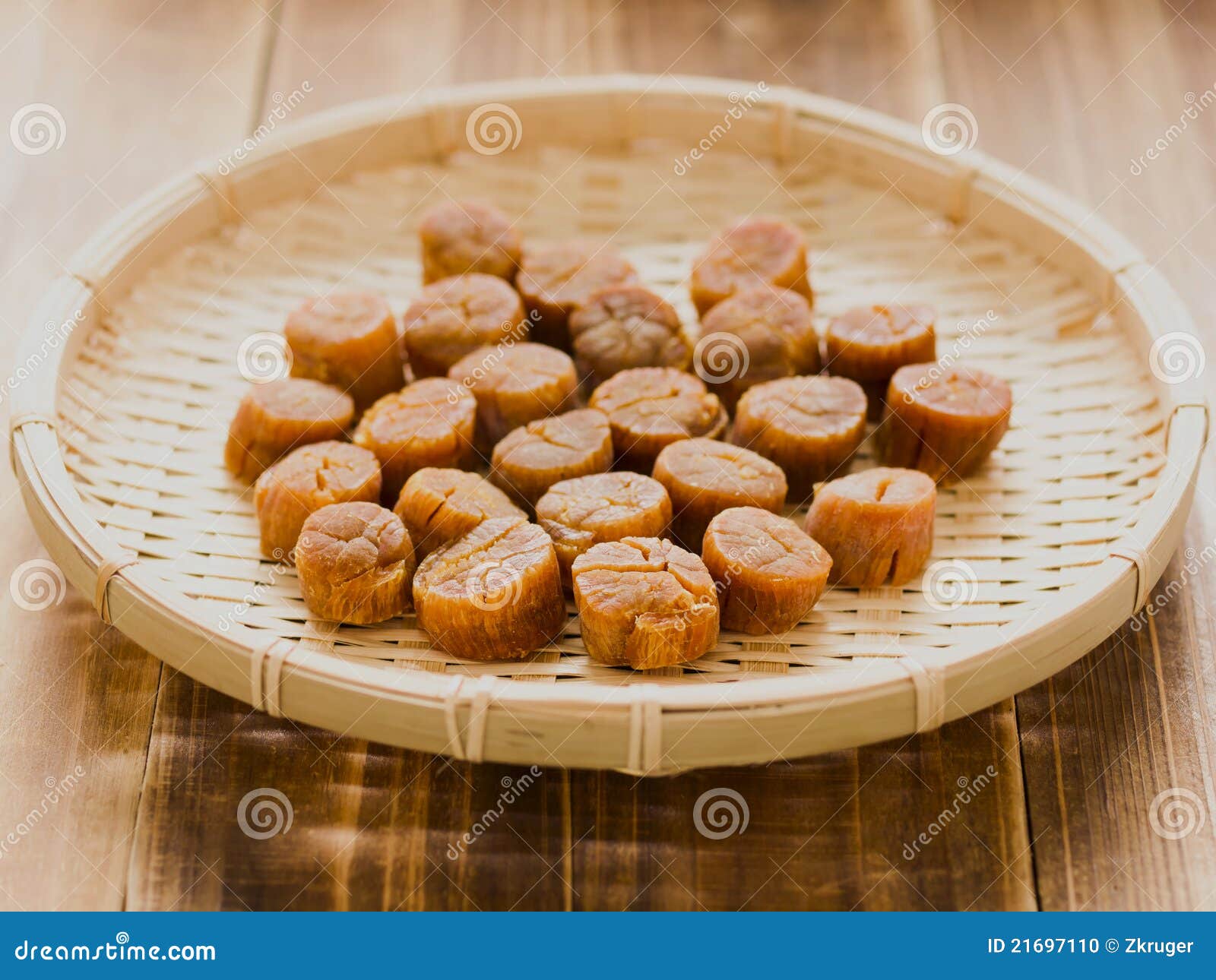 Dried scallops stock photo. Image of dried, food, flavor 21697110