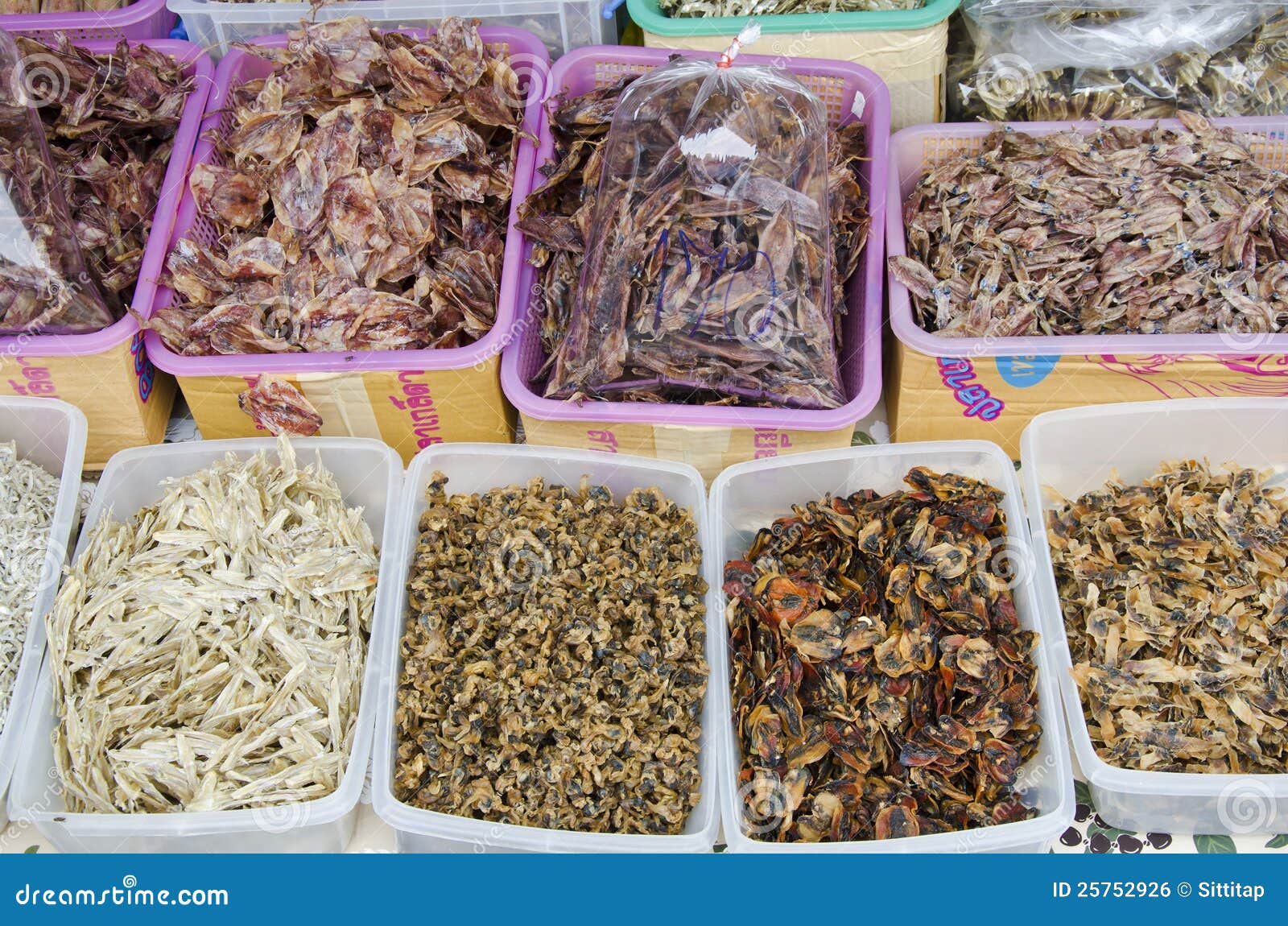 Dried seafood stock photo. Image of delicious, marine 25752926