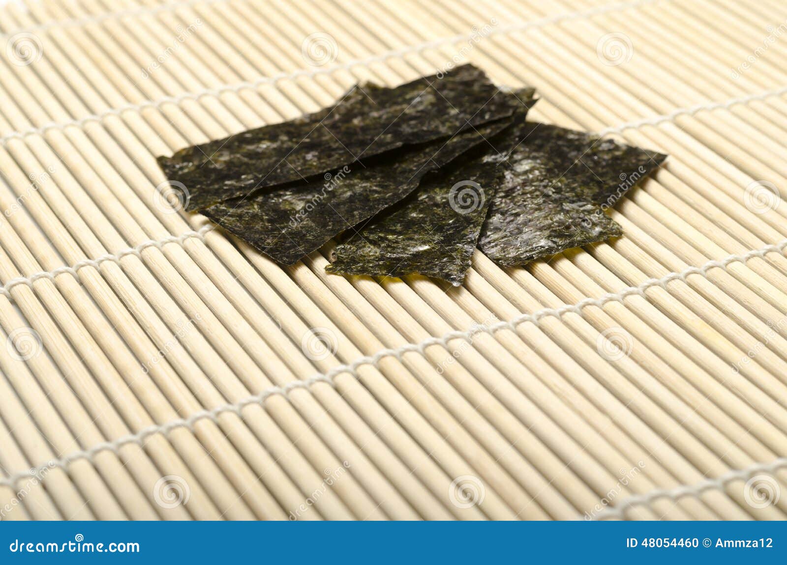 Dried seaweed stock photo. Image of ingredient, bamboo 48054460