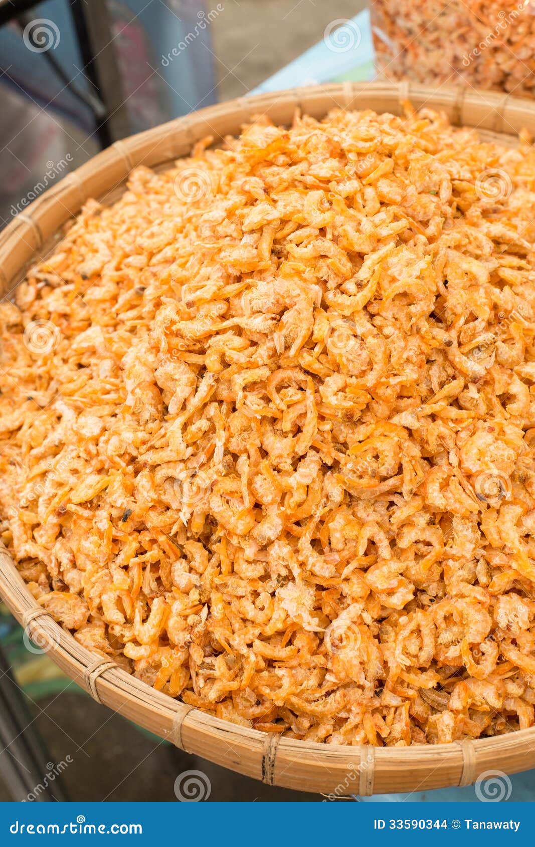 Dried shrimp stock photo. Image of ingredient, uncooked 33590344