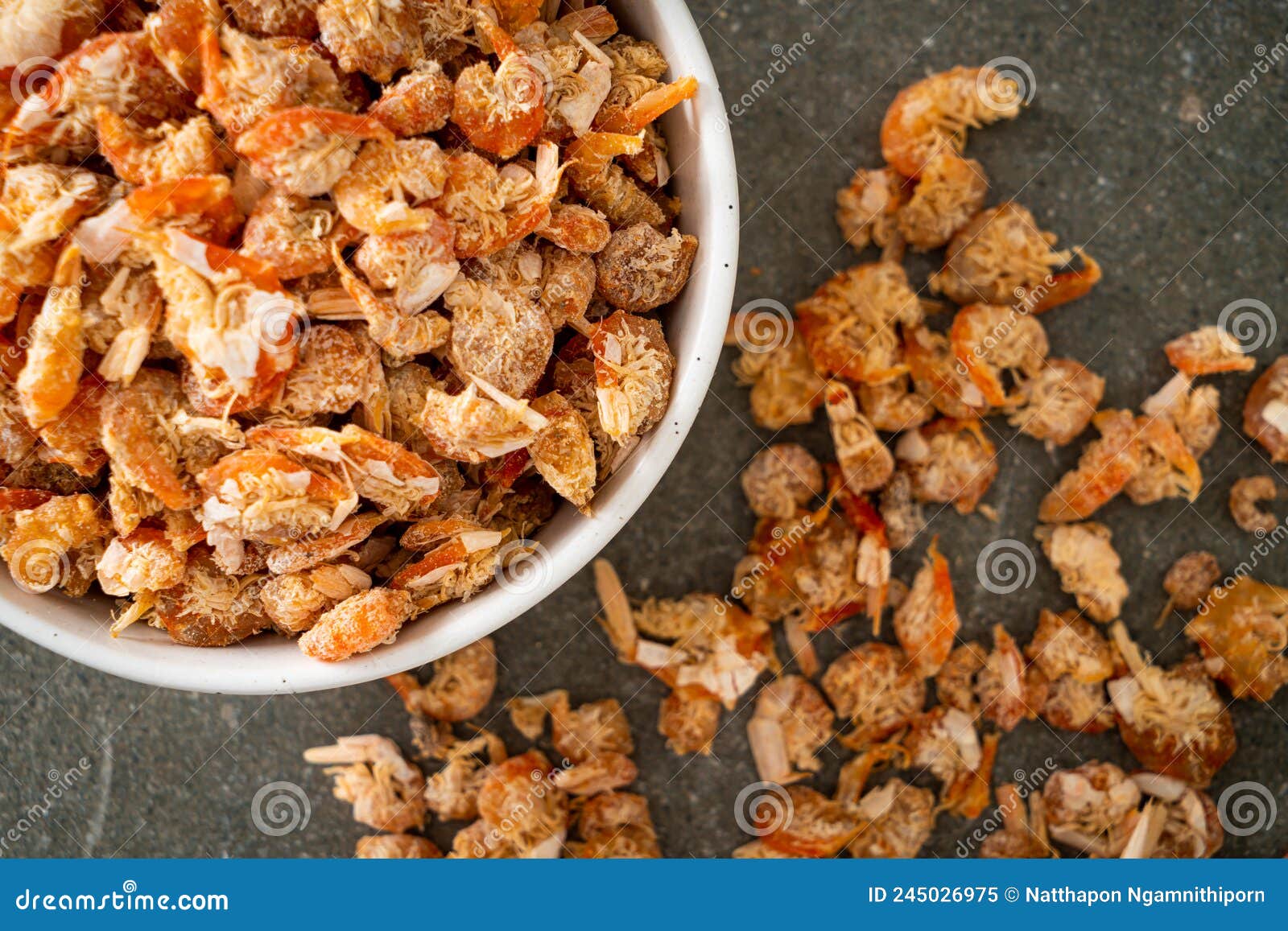 Dried Shrimps or Dried Salted Prawn Stock Image Image of ethnic, grocery 245026975