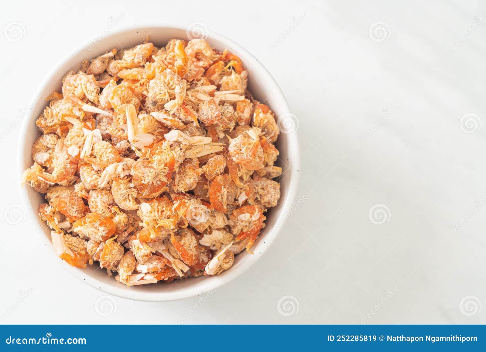 Dried Shrimps or Dried Salted Prawn Stock Image Image of organic
