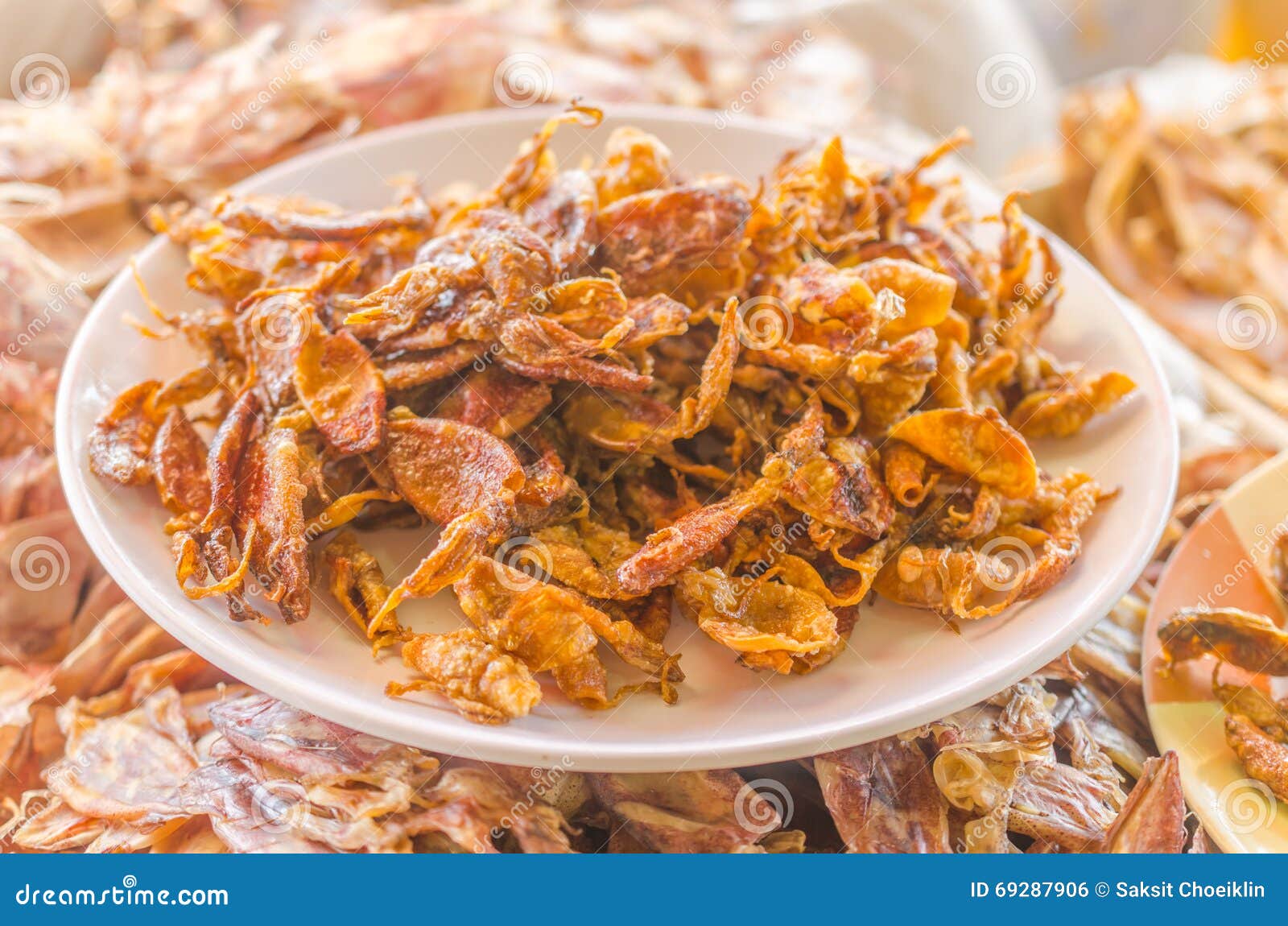 Dried squid fried stock photo. Image of prepare, dried 69287906