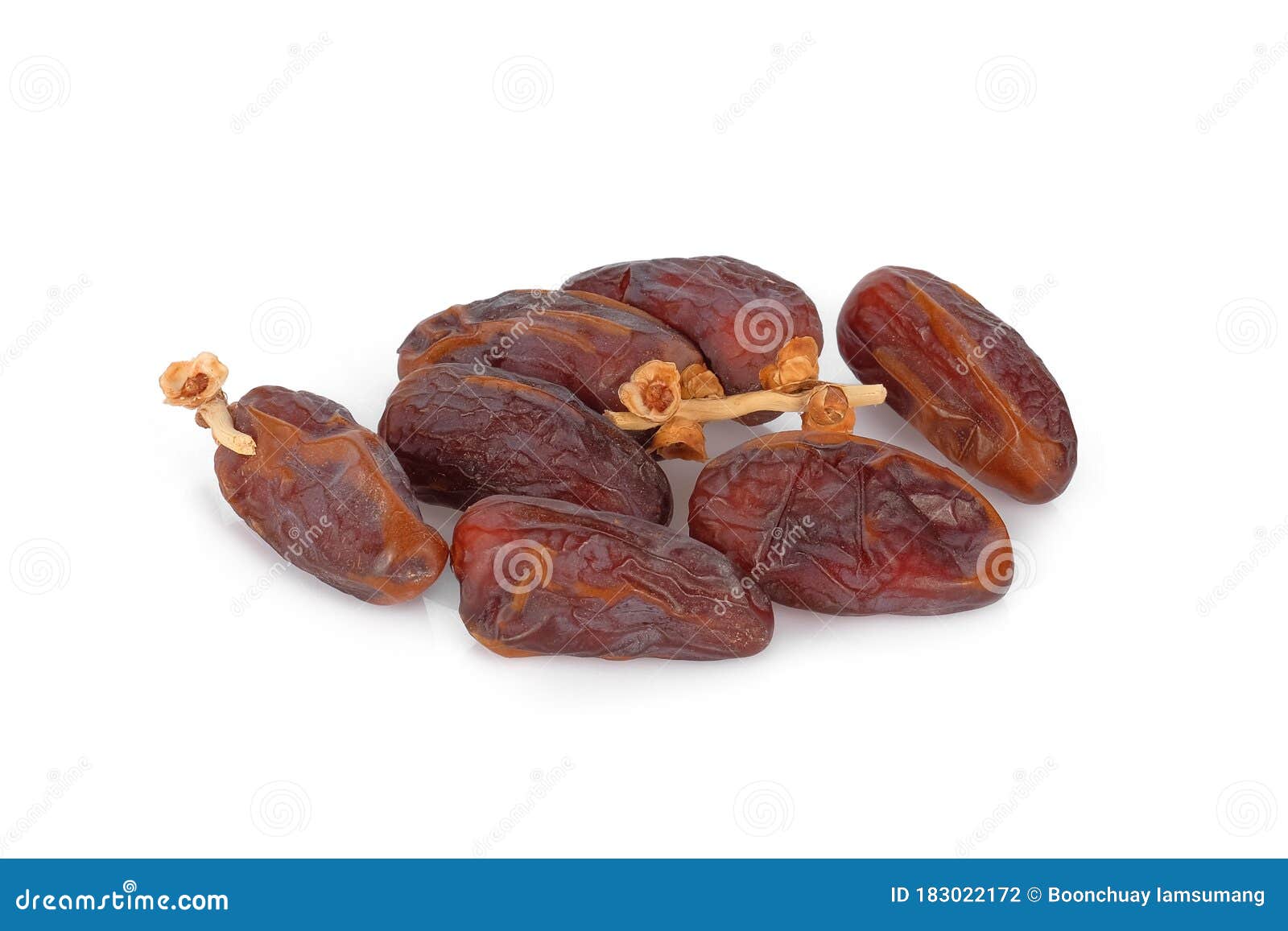 Dried Sweet Dates Isolated on White Background Stock Photo Image of
