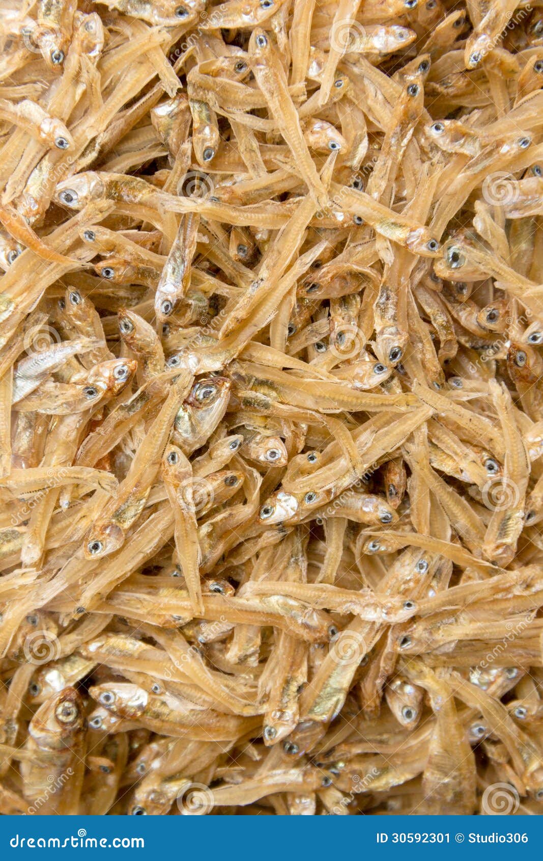 Dried Small Crispy Bake Fish Stock Photo, Picture and Royalty Free Image.  Image 191010341.