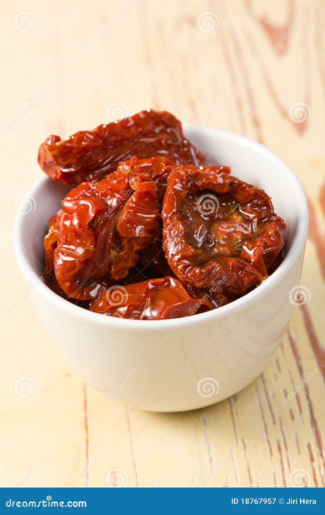 Dried Tomatoes on Kitchen Table Stock Image Image of ingredients