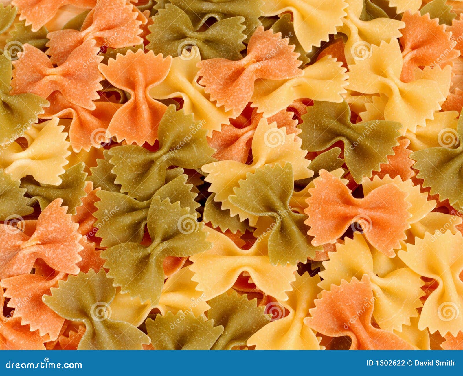 Dried Tricolored Farfalle Pasta Stock Photo Image of italy, calories 1302622