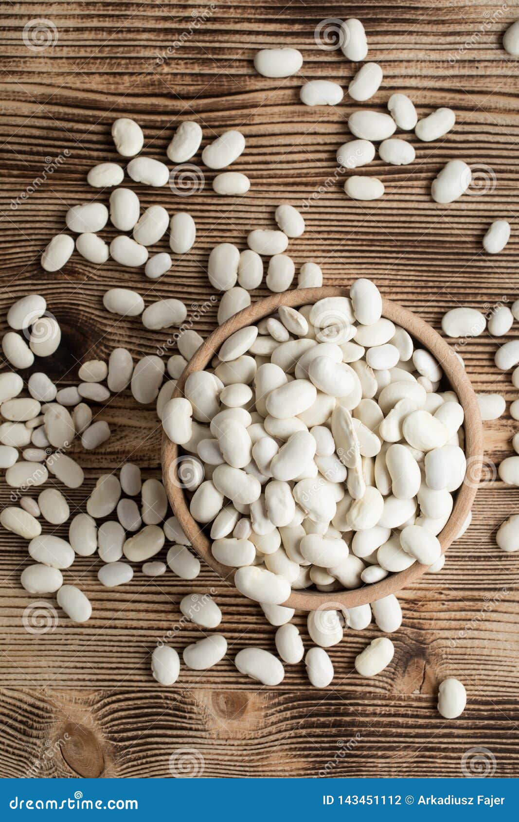 Dried white bean stock photo. Image of vegetarian, white 143451112