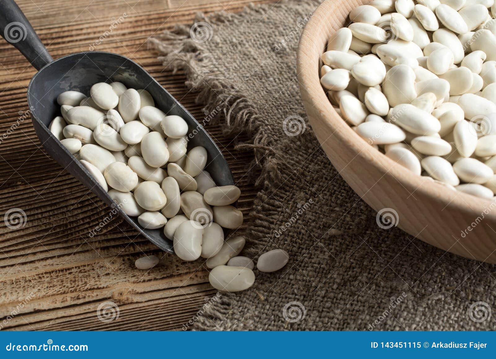 Dried white bean stock image. Image of vegetarian, white 143451115