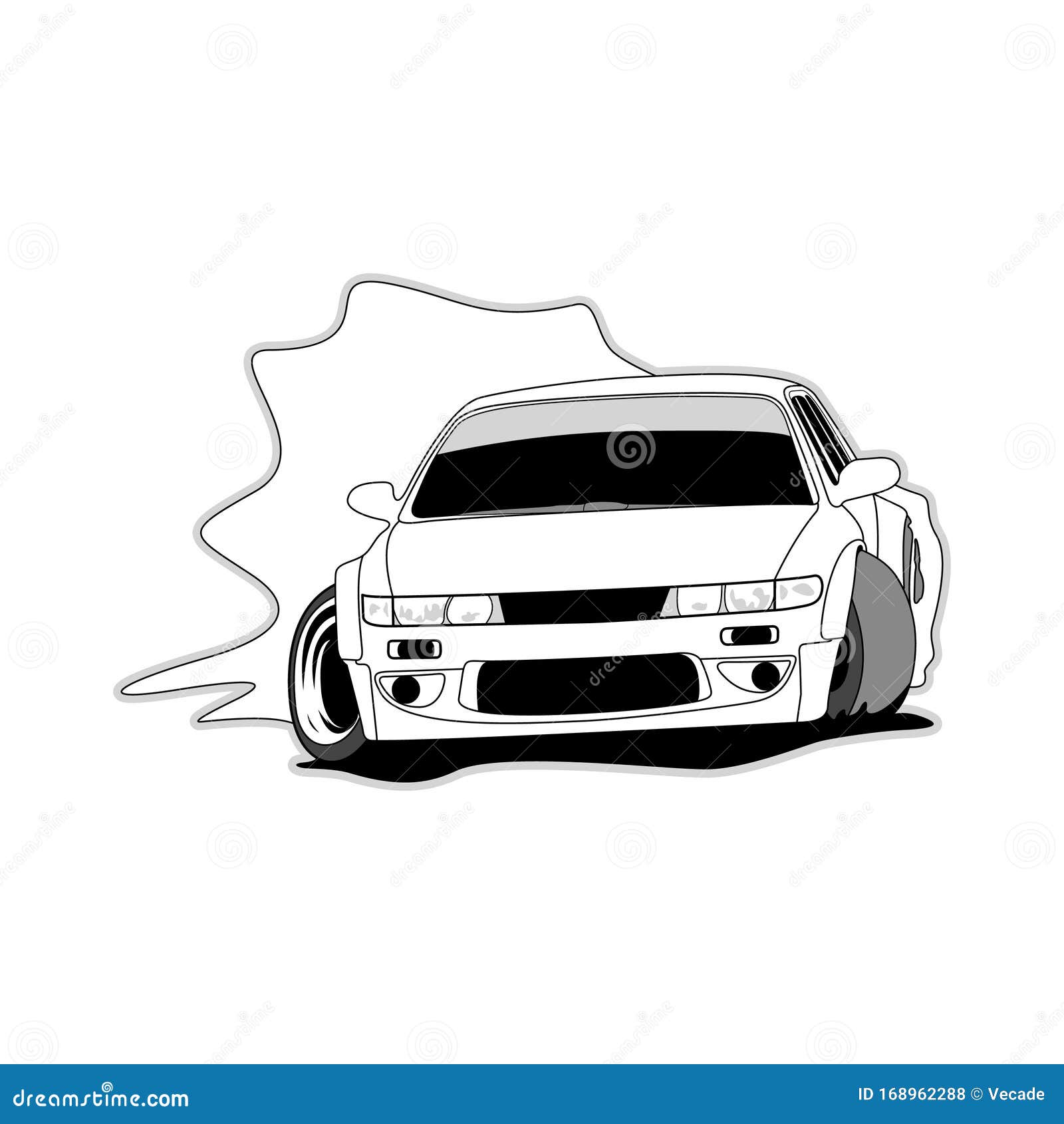 Drift Car Drawing - Etsy Canada