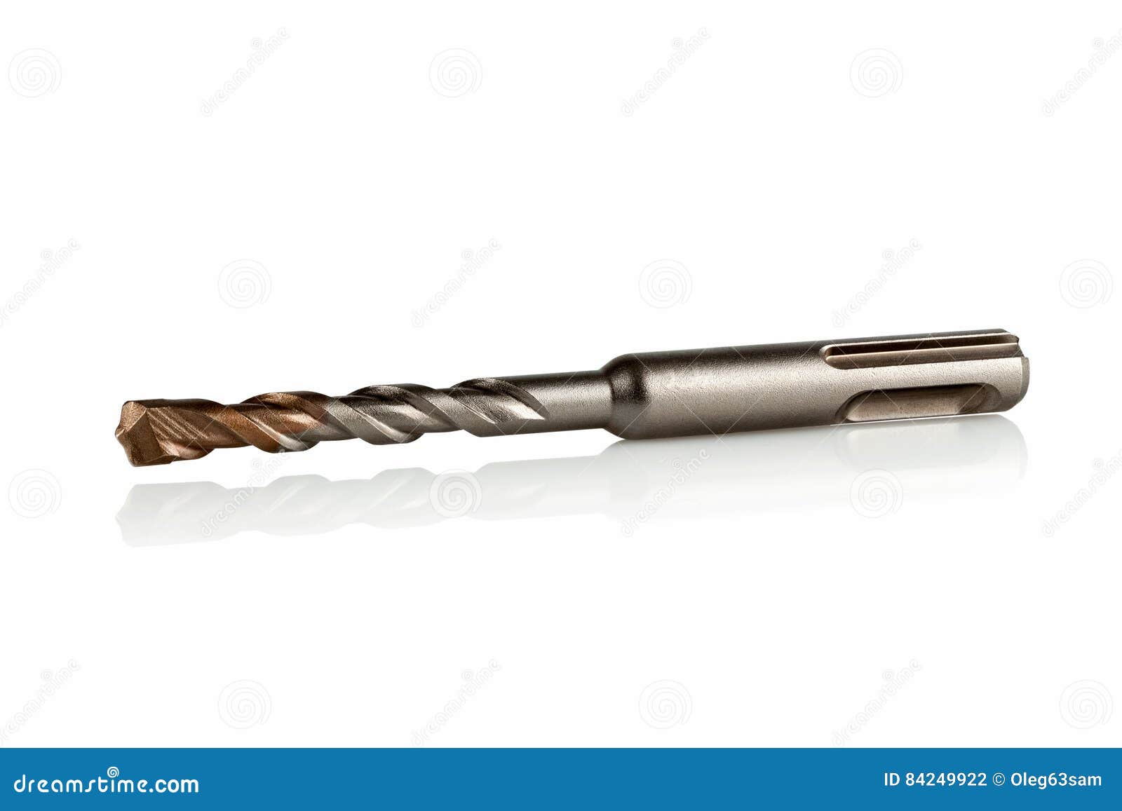 Drill bit for Hammer drill stock photo. Image of spiral 84249922