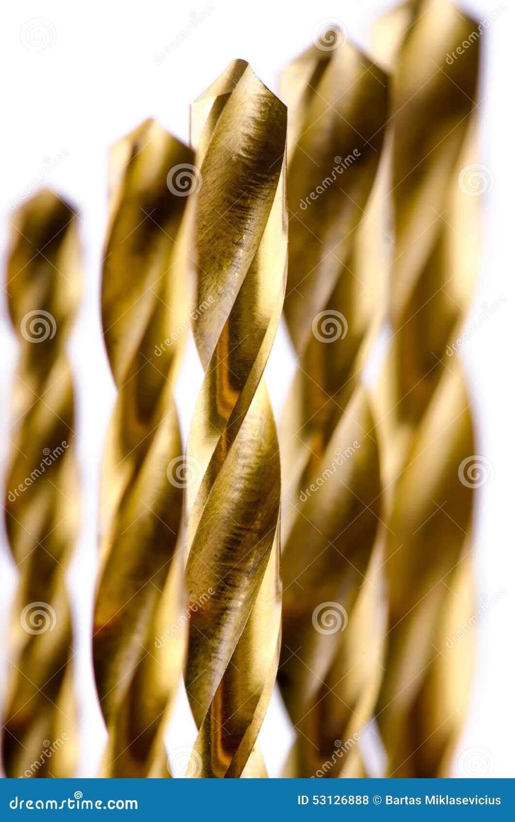 Drill Bit Metal Bronze Color Stock Photo Image of bronze, closeup