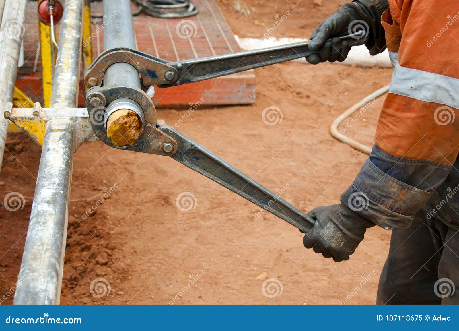 Inner Outer Tube Wrench stock image. Image of outer 107113675