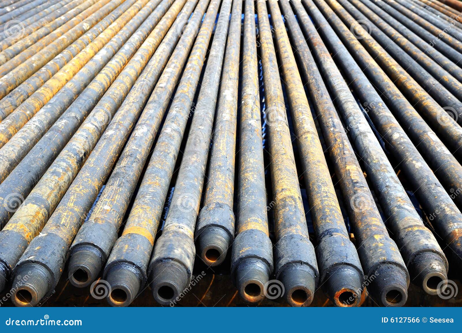 Drill pipe stock photo. Image of natural, power, hole 6127566