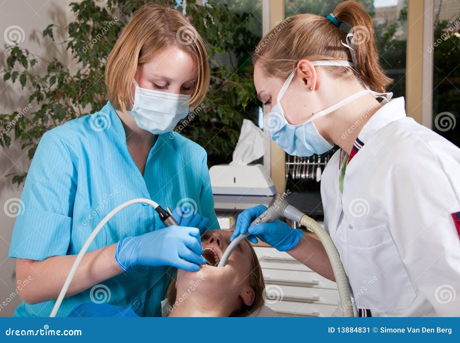 Drilling A Cavity Stock Image Image 13884831