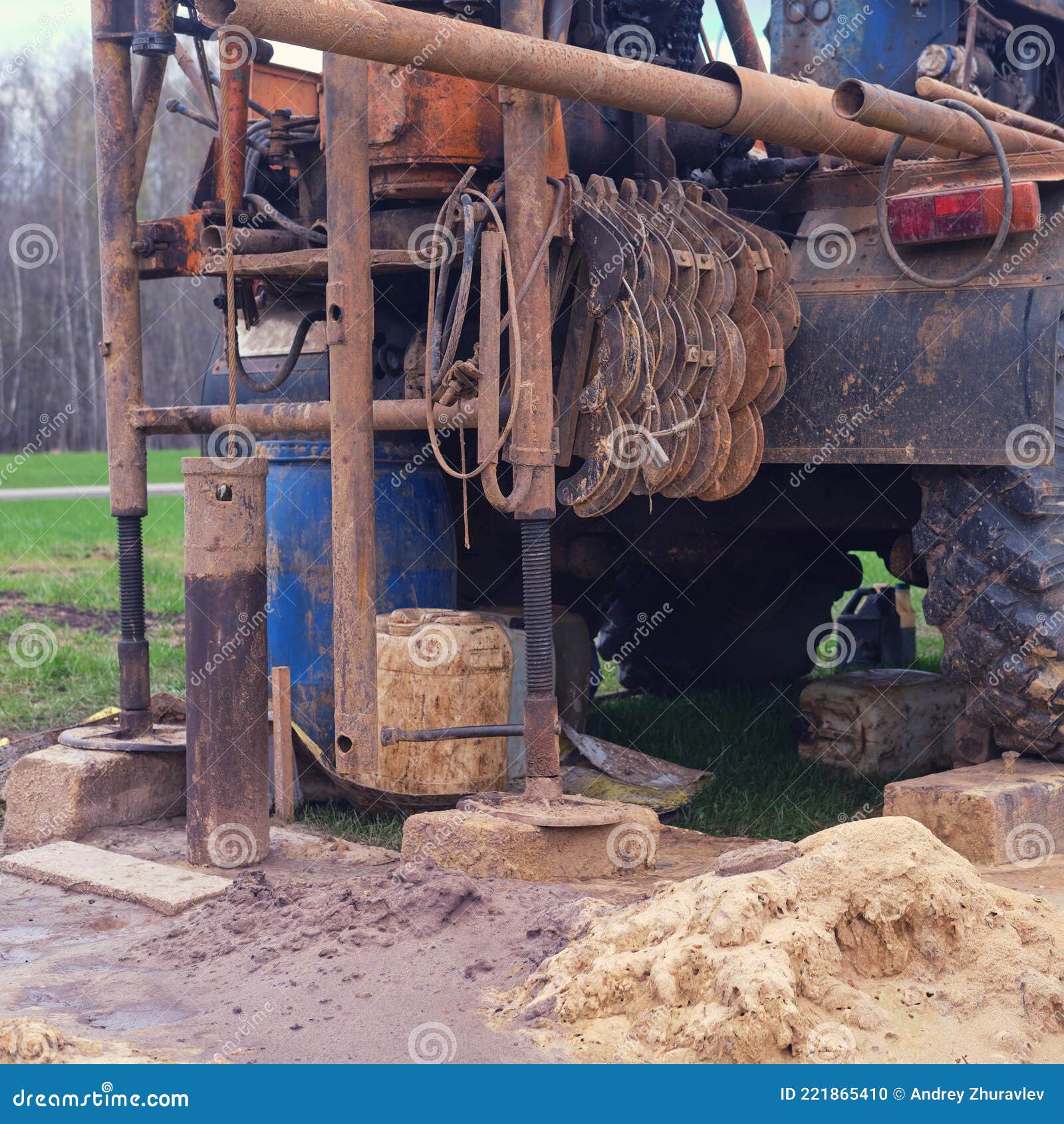 Drilling Rig for Engineering Geological Surveys with Soil Sampling