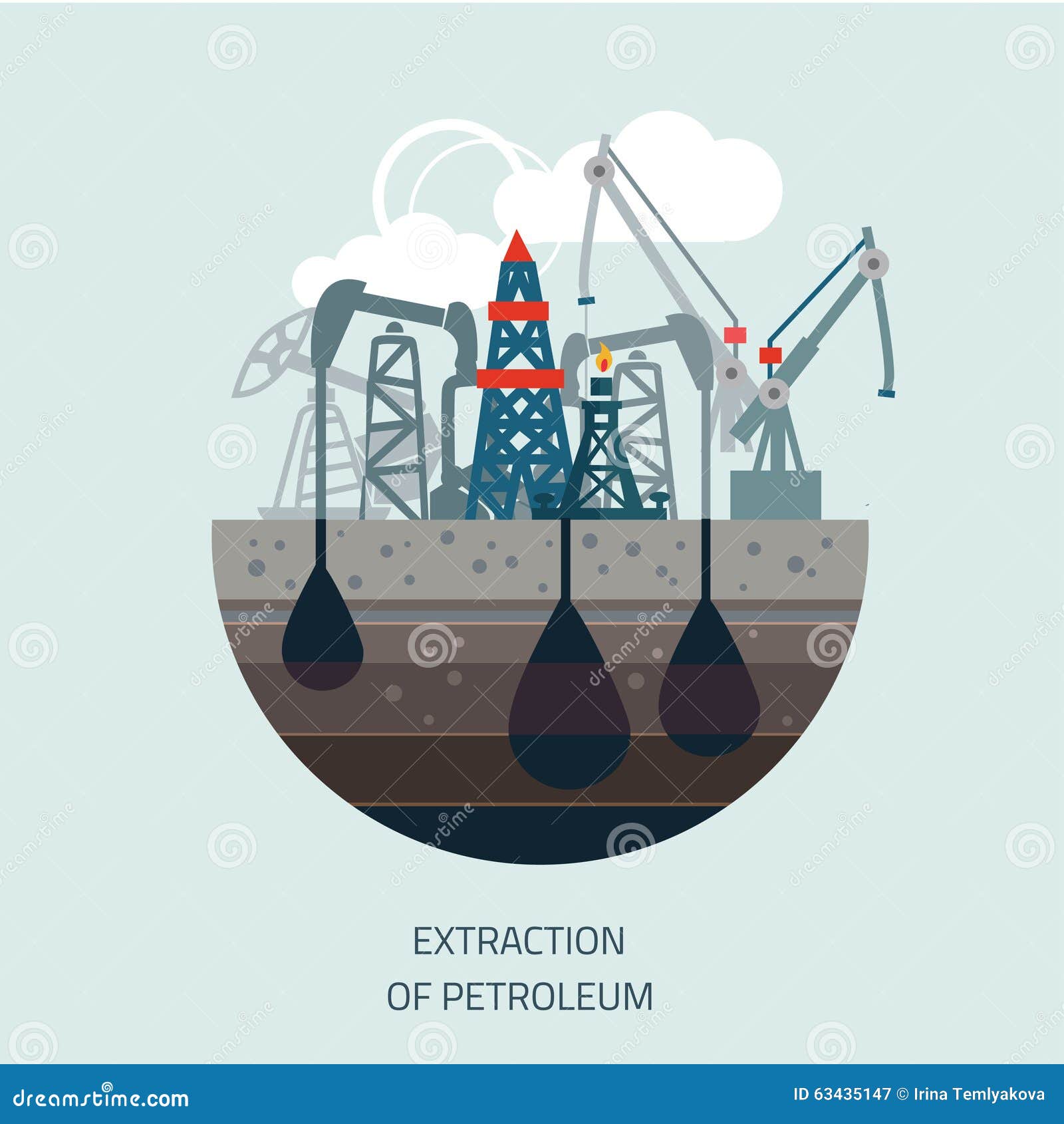 drilling rig at sea. oil platform, gas fuel,