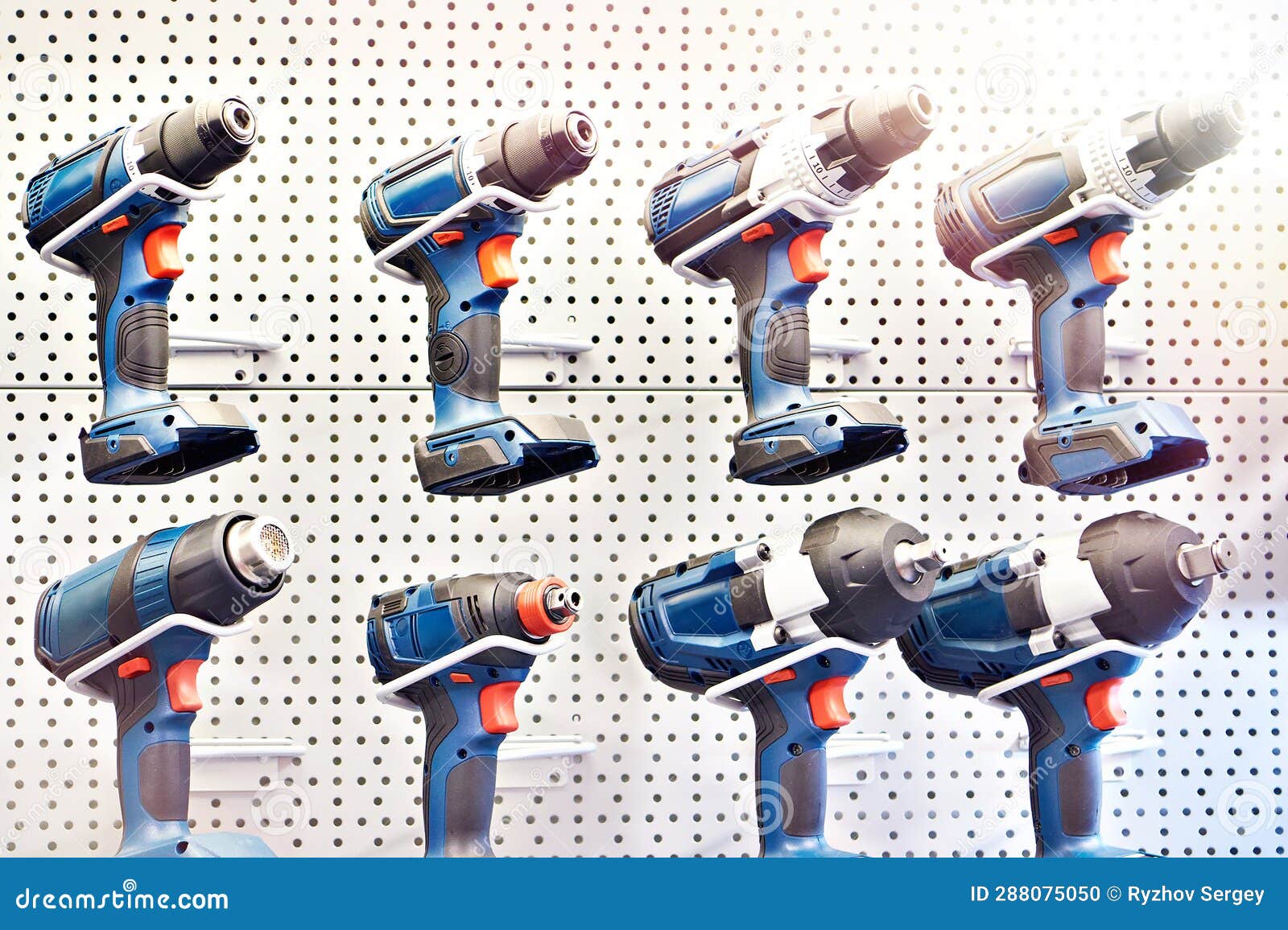 Drills in store stock photo. Image of perforator, purchase 288075050