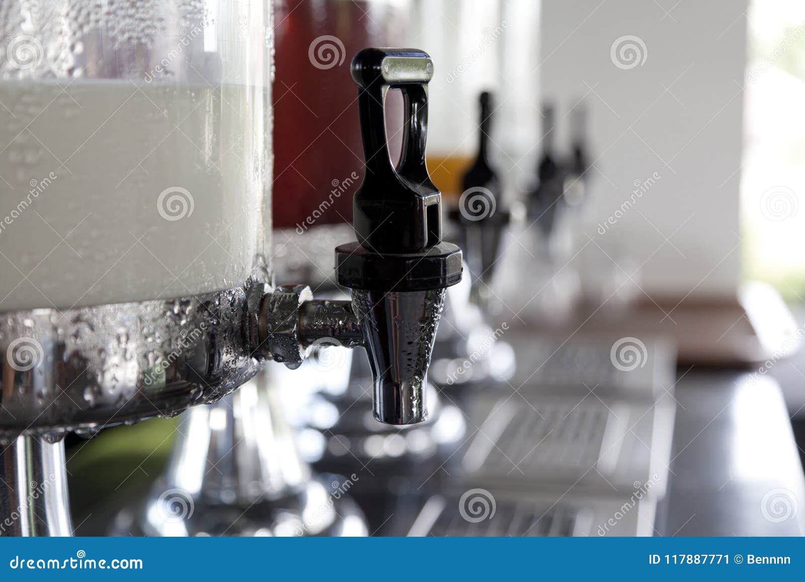 Drink Corner in Buffet Line Stock Image Image of line, glass 117887771