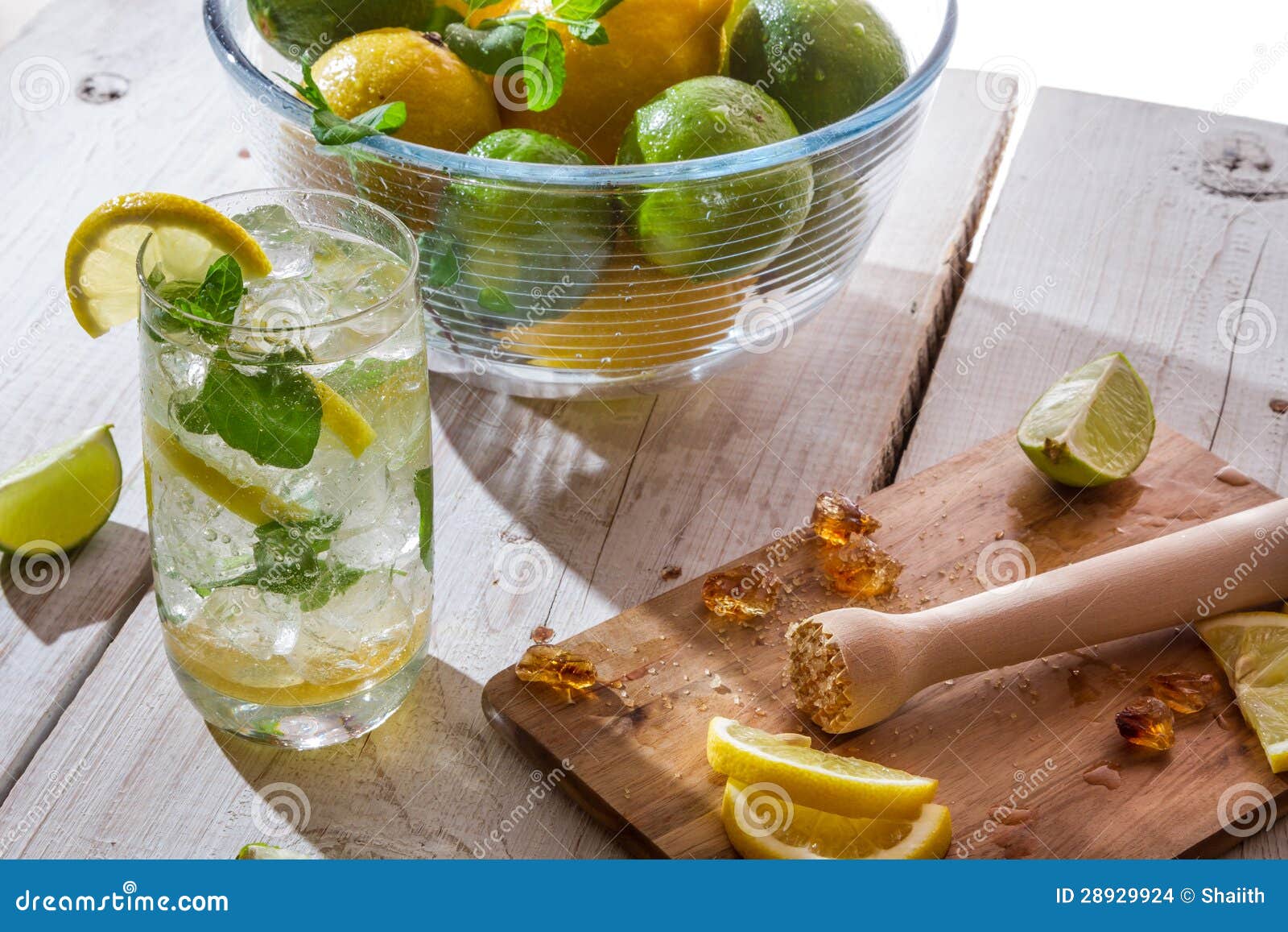 Drink Made of Citrus Fruit with Ice Stock Photo Image of glass