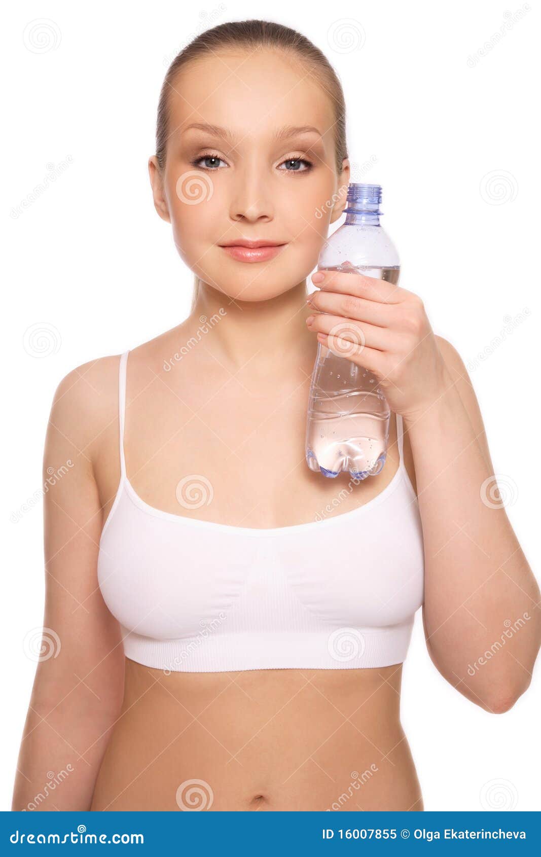 Drink water stock image. Image of beautiful, happy, female 16007855
