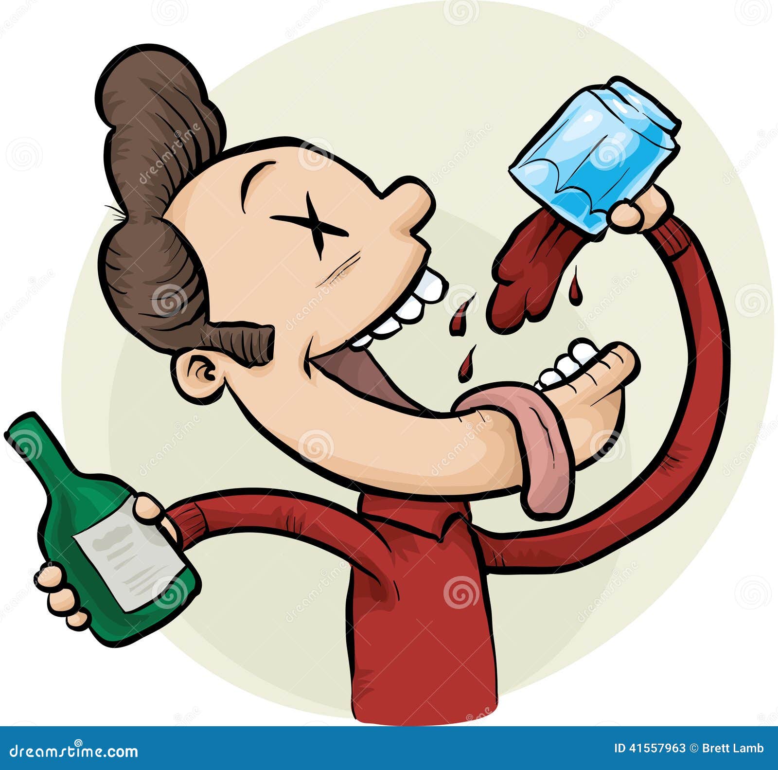 Drinking Drunk stock illustration. Illustration of celebration - 41557963