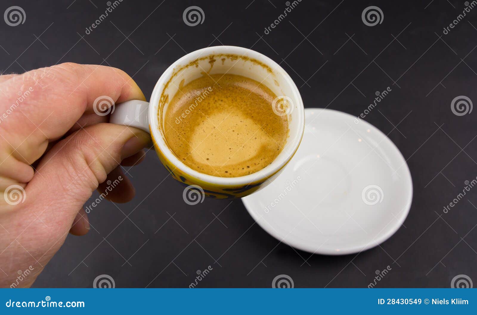 Drinking espresso stock image. Image of bright, drink 28430549