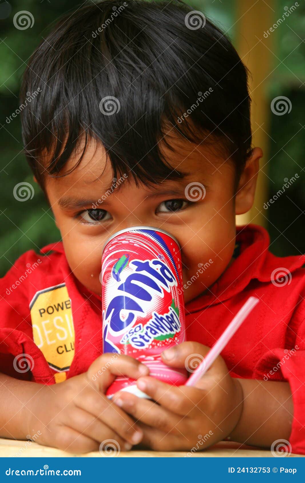 Drinking Fanta Editorial Stock Photo - Image: 24132753