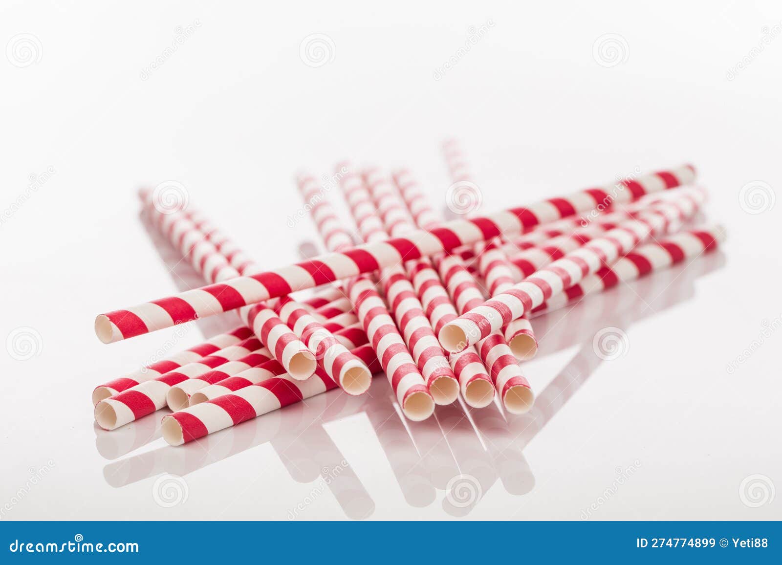 Drinking paper straw stock image. Image of white, isolated 274774899