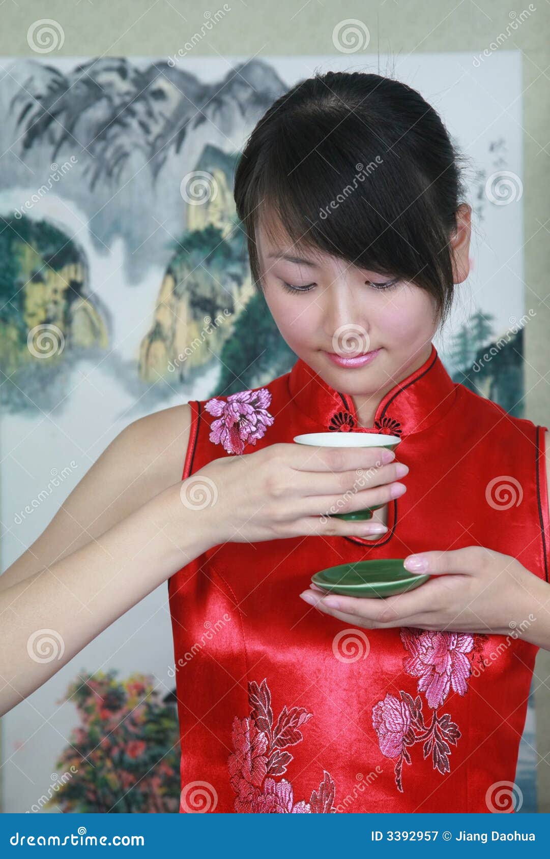 Drinking tea stock image. Image of healthy, tradition 3392957