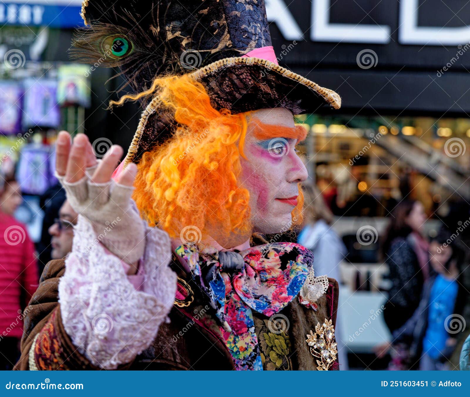 Drinking Tea with Mad Hatter in Camden Town Editorial Photo - Image of ...