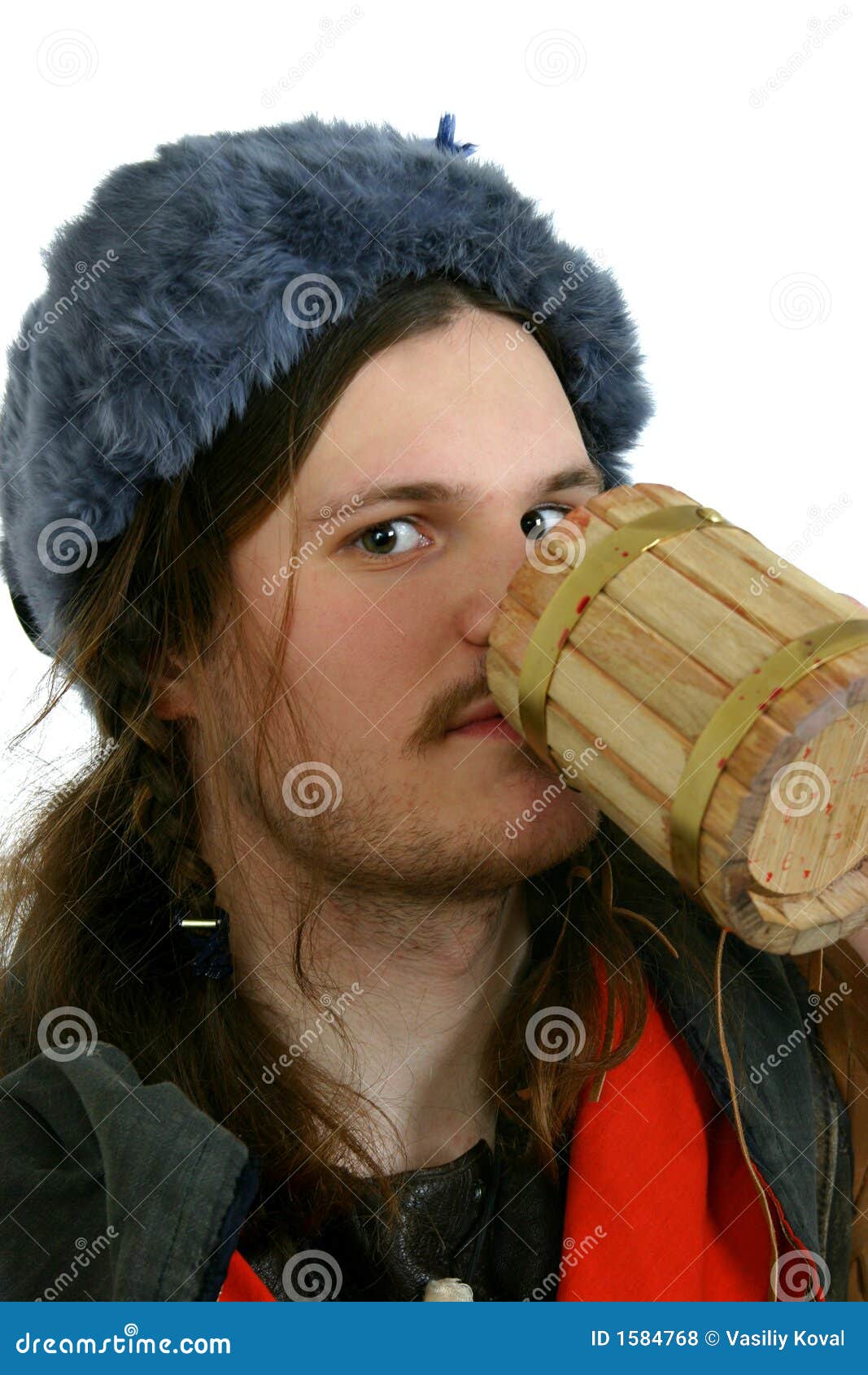Drinking Viking Royalty Free Stock Photos Image 1584768