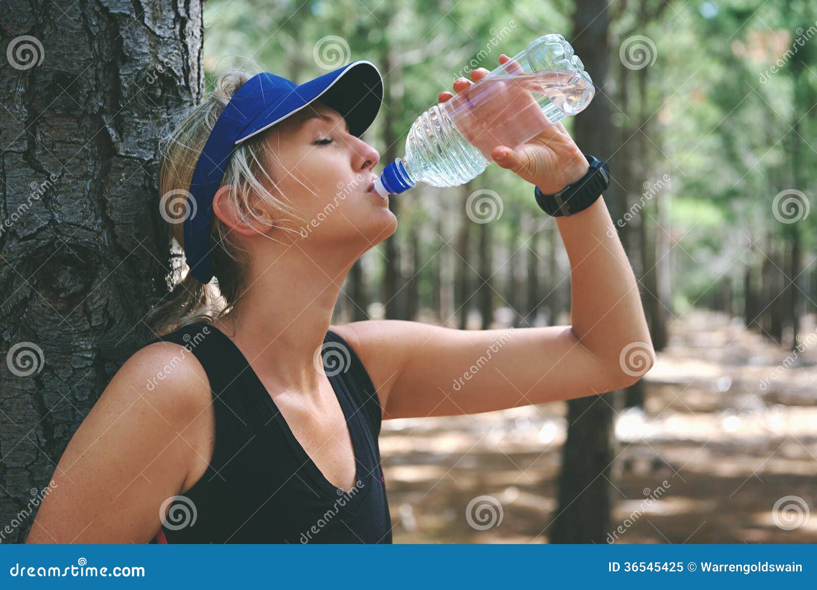 Drinking water athlete stock image. Image of fitness 36545425