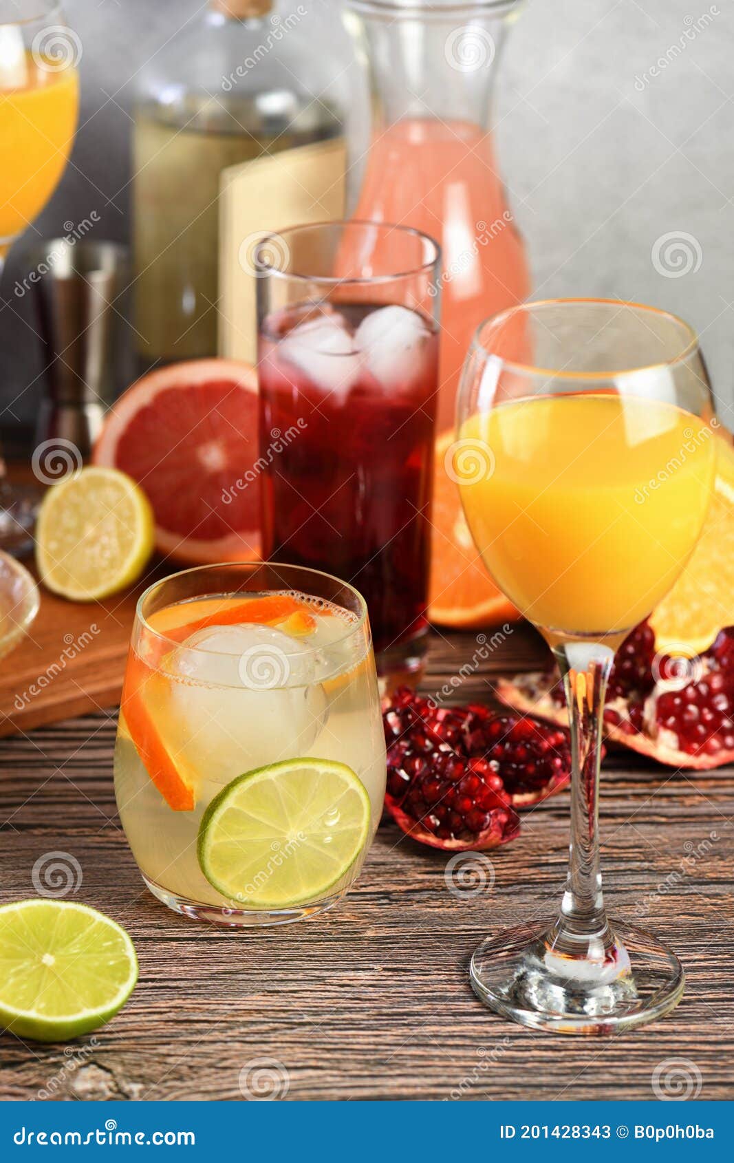 Drinks and Cocktails Ginbased Stock Image Image of light, drinking 201428343
