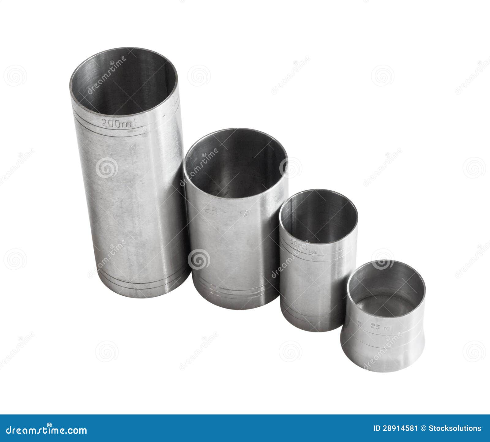 Drinks thimble measures stock image. Image of industry 28914581