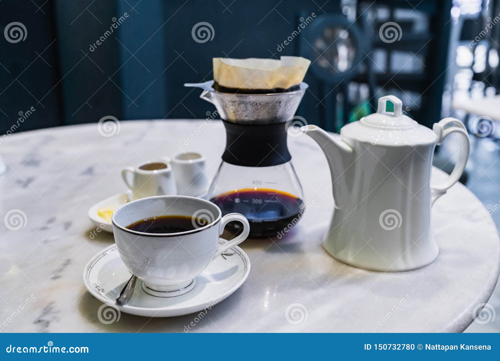 Drip Brewing, Filtered Coffee Stock Photo Image of brew, closeup