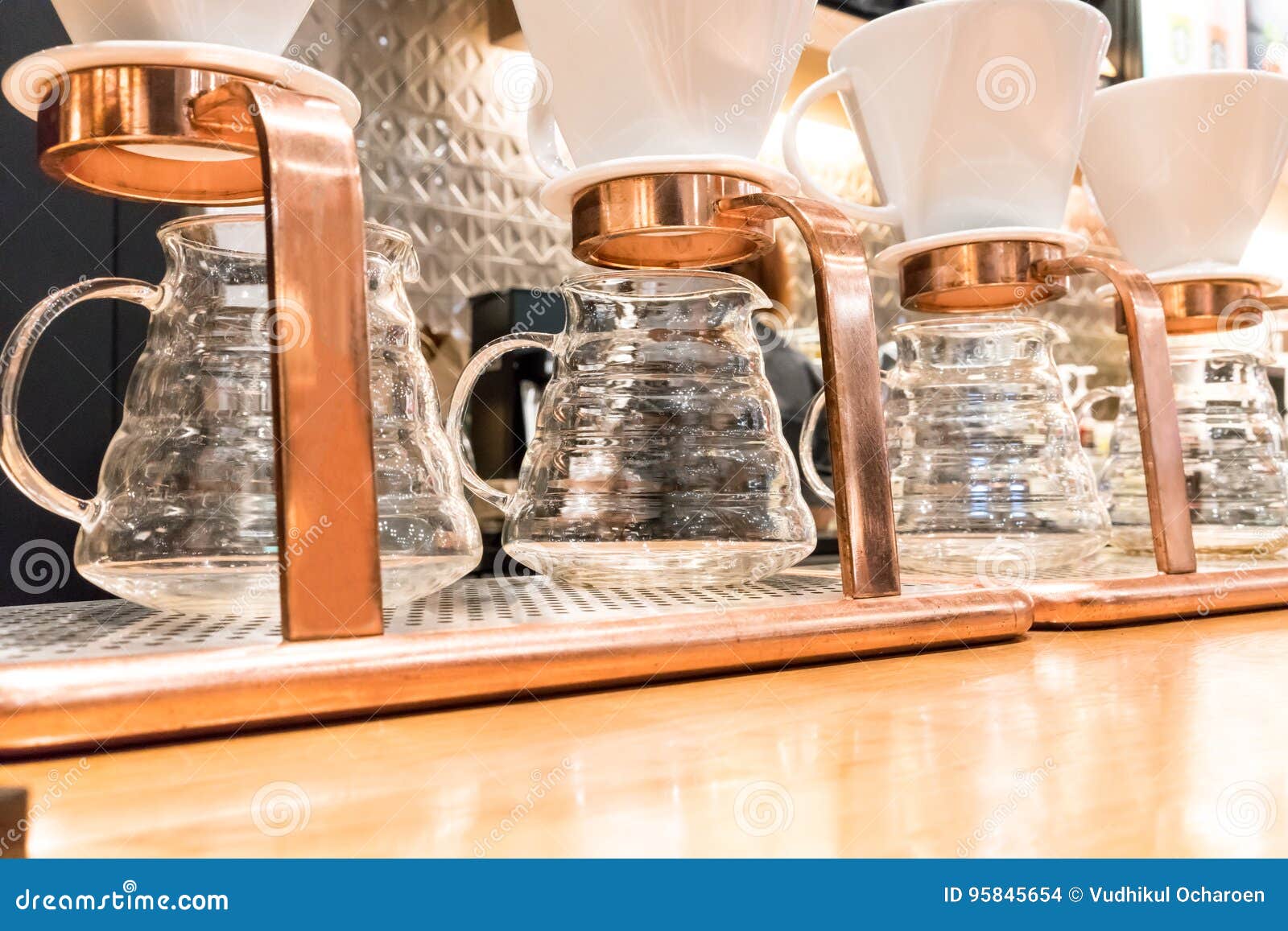 Drip Coffee Glass Kits stock photo. Image of lifestyle 95845654