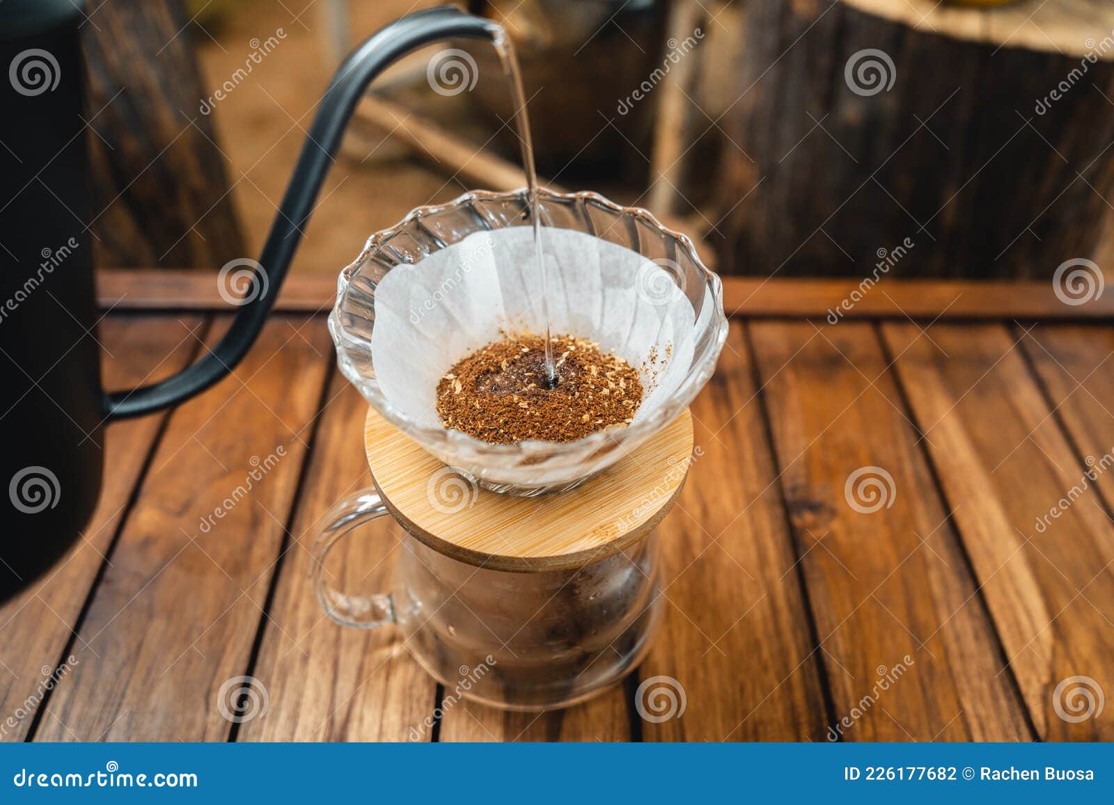 Dripping Coffee and Slow Coffee at Home Stock Photo Image of brown